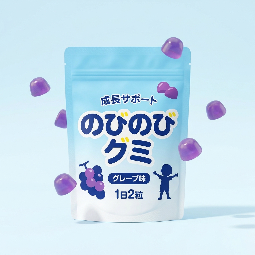のびのびグミのパッケージ